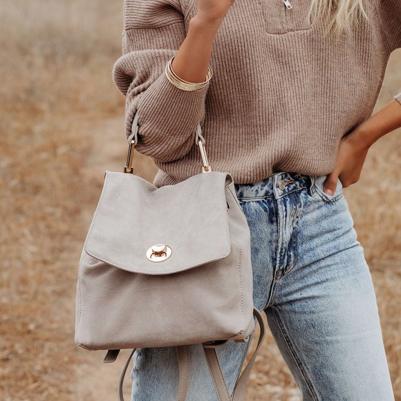 JANINE BACKPACK - DOVE GREY - Picture 4 of 6